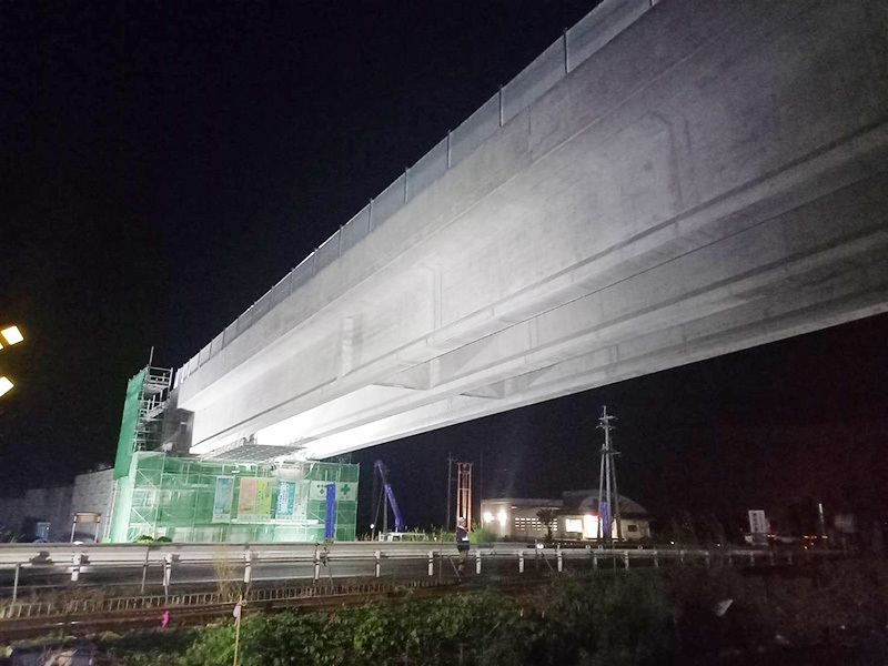 堤建設 ＰＣ橋梁上部工事