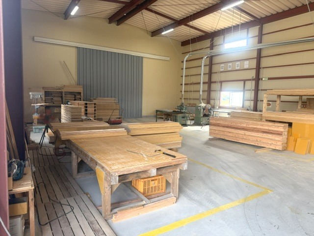 堤建設 型枠製作工事