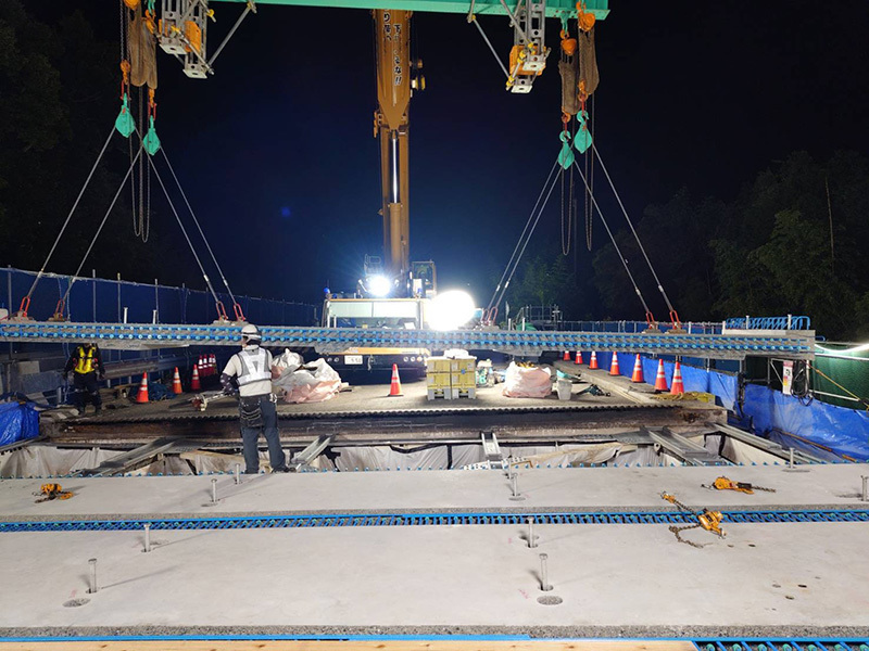堤建設 ＰＣ橋梁上部工事