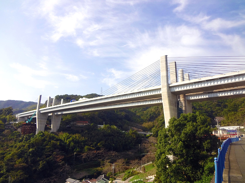 堤建設 ＰＣ橋梁上部工事