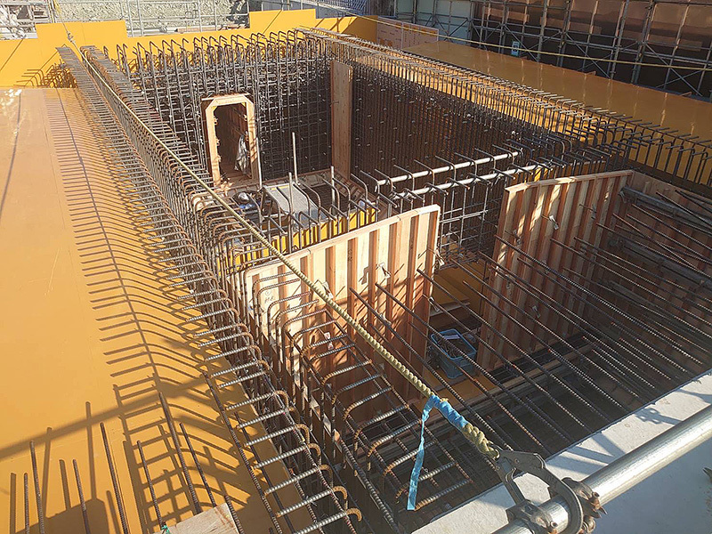 堤建設 ＰＣ橋梁上部工事